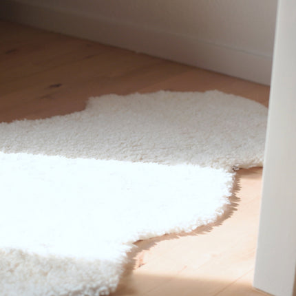 Double Sheepskin Rug | New Zealand | Short Wool curly | 170x60 cm - Nordic Sheep UK