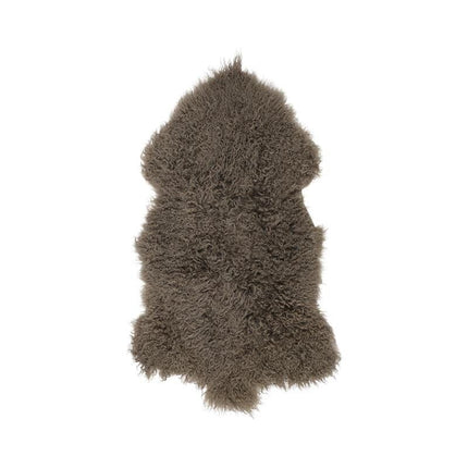 Tibetan Sheepskin | Curly | 85x50 cm Taupe