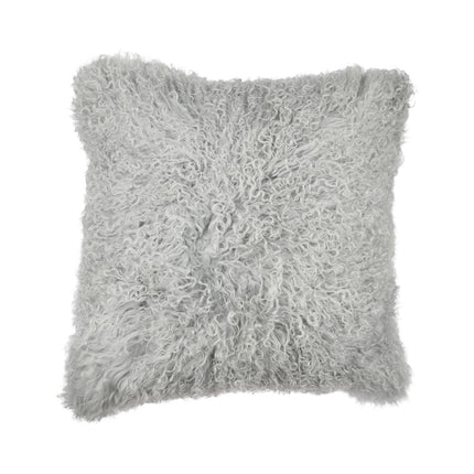 Sheepskin Cushion | Tibet | 50x50 cm Light Grey