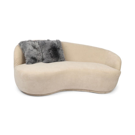 Cushion Cover | Long Wool | New Zealand | 40x40 cm Steel