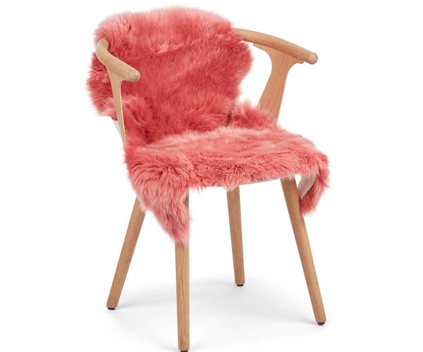 Zealand Sheepskin Long Wool Dyed 90 cm