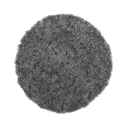 Short Wool Seat Cover | New Zealand | Ø34 cm Light Grey