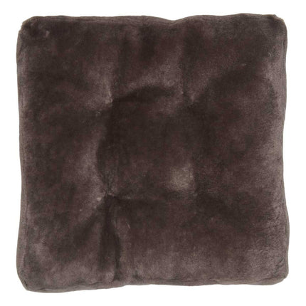Moccasin Seat Cover | Calfleather backing Dark Grey