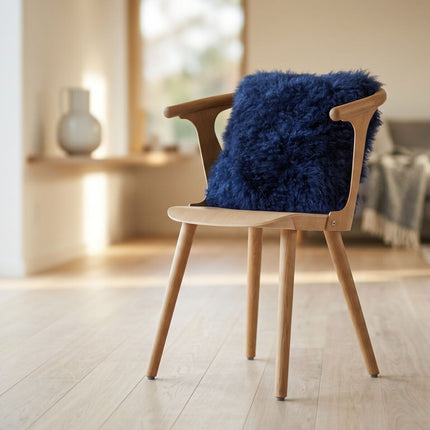 Curly Cushion | 28x56 cm | 40x40 cm Navy Blue