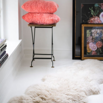Merino Sheepskin | Long Wool | New Zealand |  170x60 cm Linen