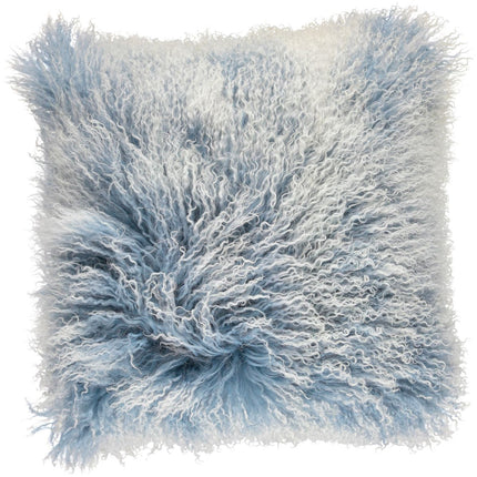 New Zealand Sheepskin | Short Wool | Double Face | 90 cm Faded Denim/Snow Top