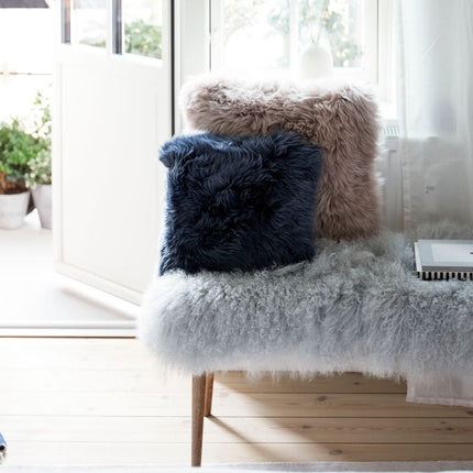 Long-Wool Cushion | New Zealand Sheepskin | 35x35 cm