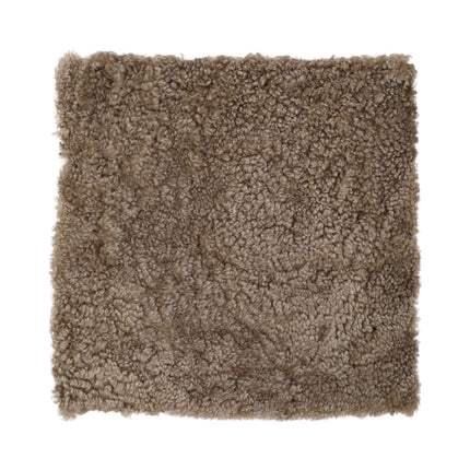Short Wool Seat Cover | New Zealand | 40x40 cm Sahara