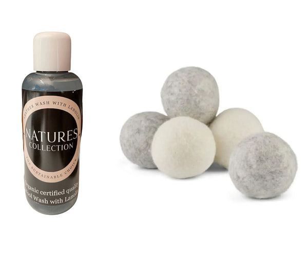 Leather Washing Detergent Lanolin + 6 Dryer Balls