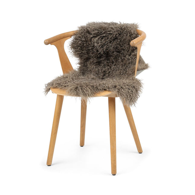 Tibetan Sheepskin | Curly | 85x50 cm Taupe