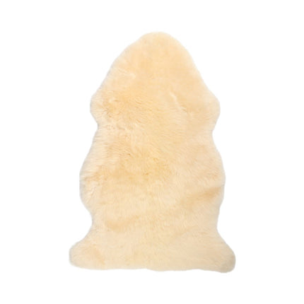 Merino Sheepskin Dyed | New Zealand | Long Wool | approx. 90x60 cm Vanilla