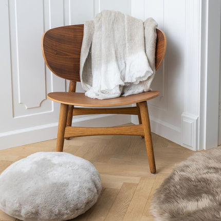 Curly Cashmere Cushion | 40x40 cm Grey Sand
