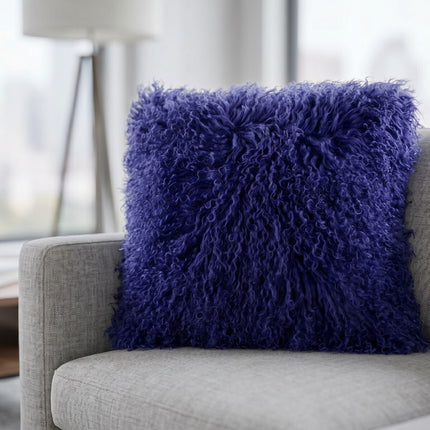 Curly Cushion | 28x56 cm | 40x40 cm Navy Blue