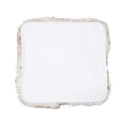 Seat Cover | With Backing | Long Wool | New Zealand | 40x40 cm Wolf Tip