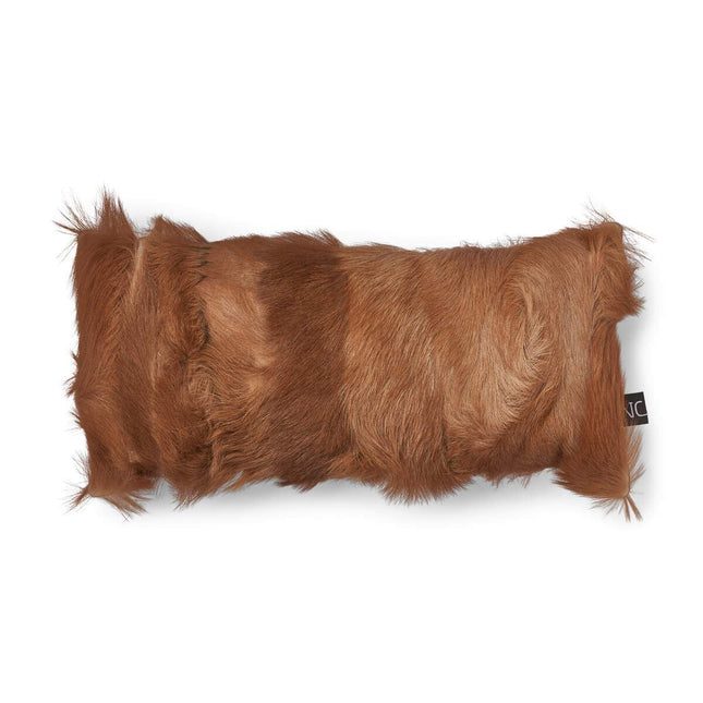 Goat skin Cushion Short Wool | | 28x56 cm