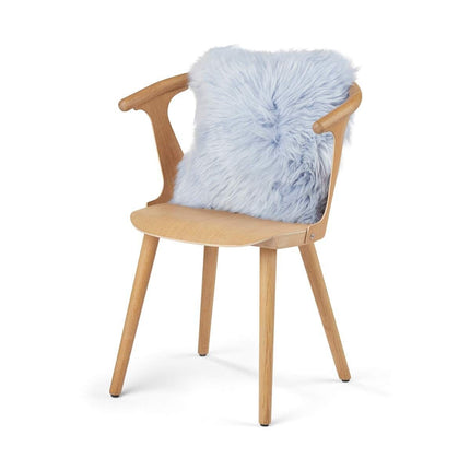 Sheepskin Cushion | Long-Haired | New Zealand | 40x40 cm Blue-Grey