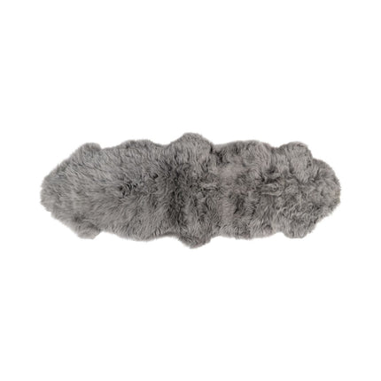 Merino Double Sheepskin | Long Wool | 170x60 cm Steel
