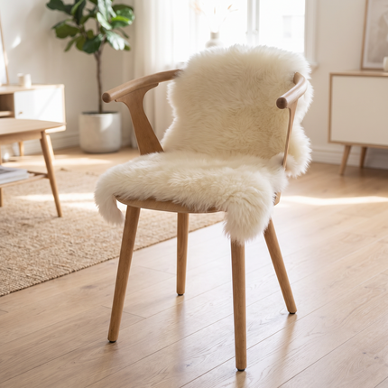 New Zealand Sheepskin | 70+ cm Ivory