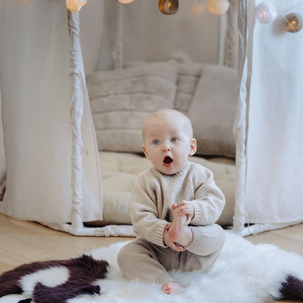 Cute Sheep Rug | New Zealand | 35x48 cm | 60x82 cm Ivory