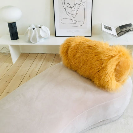 Curly Cashmere Cushion | 40x40 cm Imperial Yellow