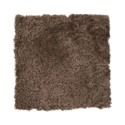 Short Wool Seat Cover | New Zealand | 40x40 cm Mushroom