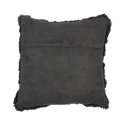 Sheepskin Cushion | Short Wool | New Zealand | 40x40 cm Black