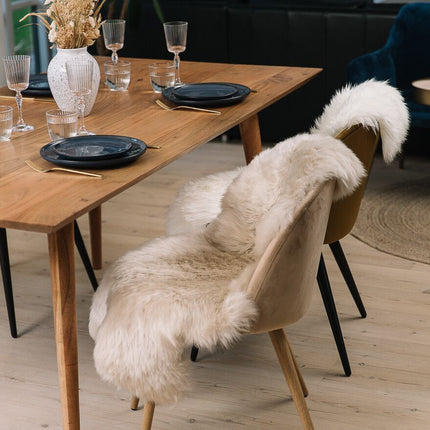 Merino Sheepskin Dyed | New Zealand | approx. 90x60 cm Beige