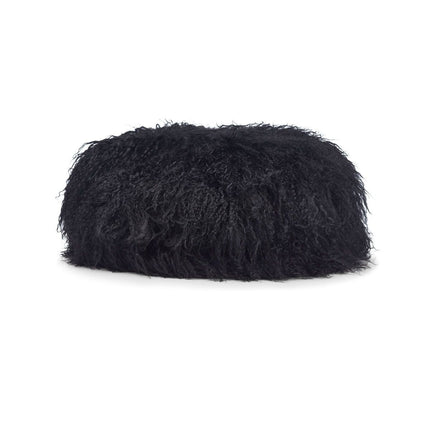 Tibetan Stool Cover | Ø35xH17 cm Black