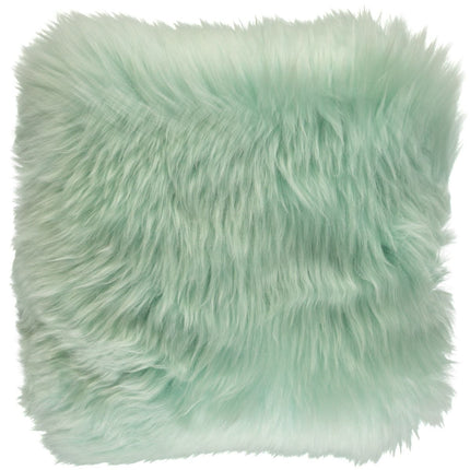 Long-Wool Cushion | New Zealand Sheepskin | 35x35 cm Mint