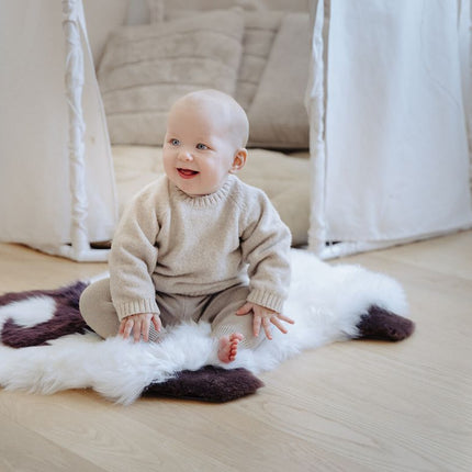 Cute Sheep Rug | New Zealand | 35x48 cm | 60x82 cm Ivory