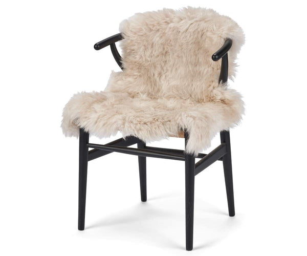Merino Sheepskin Dyed Zealand Long Wool approx. 90x60 cm