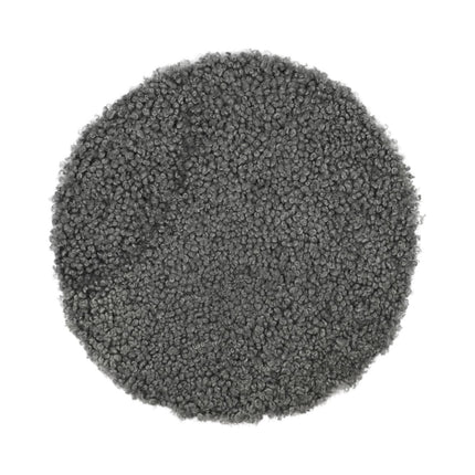 Short Wool Seat Cover | New Zealand | Ø34 cm Scandinavia Light Grey