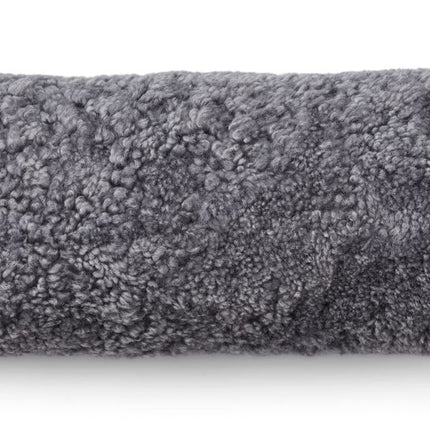 Bolster Cushion | 20x52cm | New Zealand Sheepskin Light Grey