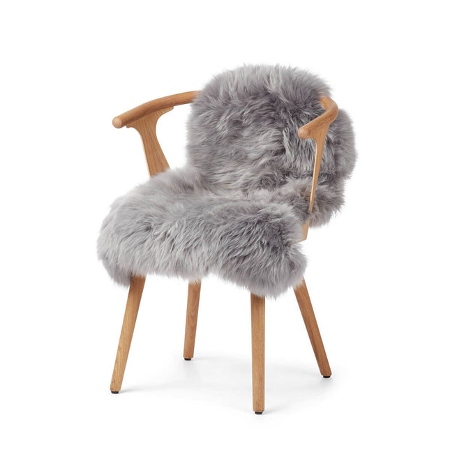 Merino Sheepskin | Long Wool | prox. 100x60 cm Light Grey