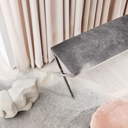 Curly Cashmere Cushion | 40x40 cm Pearl