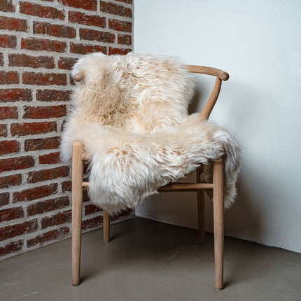Merino Sheepskin | Long Wool | prox. 100x60 cm Linen