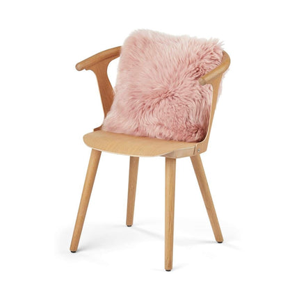 Sheepskin Cushion | Long-Haired | New Zealand | 40x40 cm Rosa