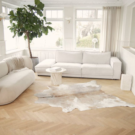 Premium Natural Cowhides | 180x220 cm | Brazil Grey Beige