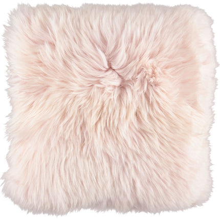 Long-Wool Cushion | New Zealand Sheepskin | 35x35 cm Candy