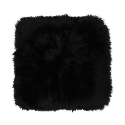 Cushion Cover | Long Wool | New Zealand | 40x40 cm Black