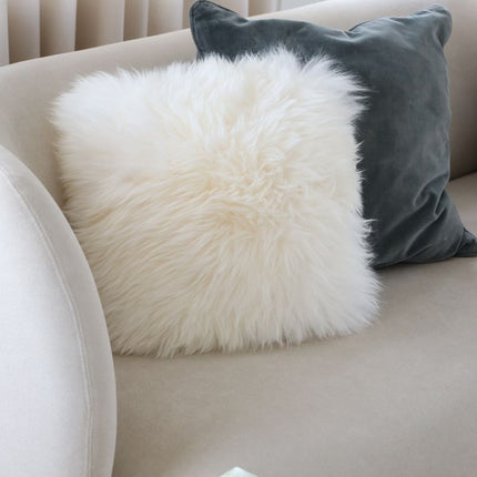 Long-Wool Cushion | New Zealand Sheepskin | 35x35 cm