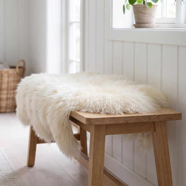 Icelandic Sheepskin | Long Wool | 90 cm