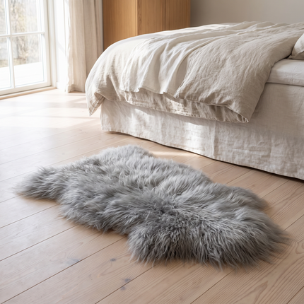  Icelandic Sheepskin | 90 cm Silver