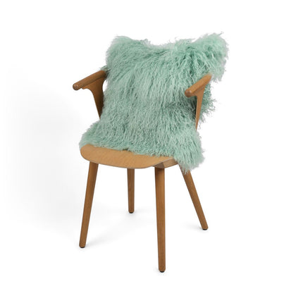 Sheepskin Cushion | Tibet | 50x50 cm Mint