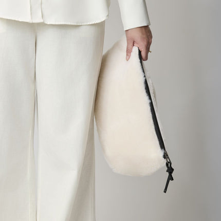 Maxi Havana Clutch Leather Brown