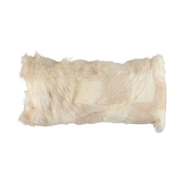 Goat skin Cushion Short Wool | | 28x56 cm