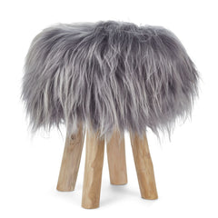 Long-Wool Stool Cover	| Icelandic Sheepskin