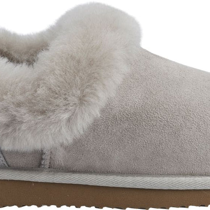 Hard Sole Slipper Light Grey