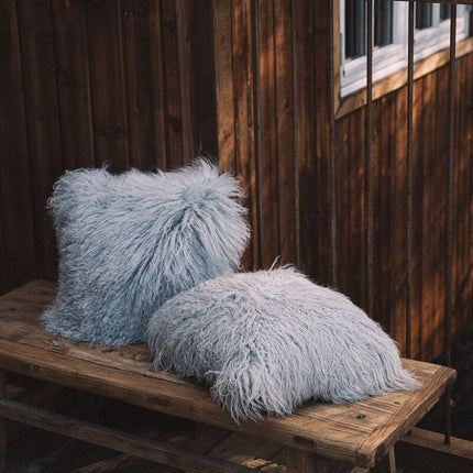 Sheepskin Cushion | Tibet | 50x50 cm Light Grey