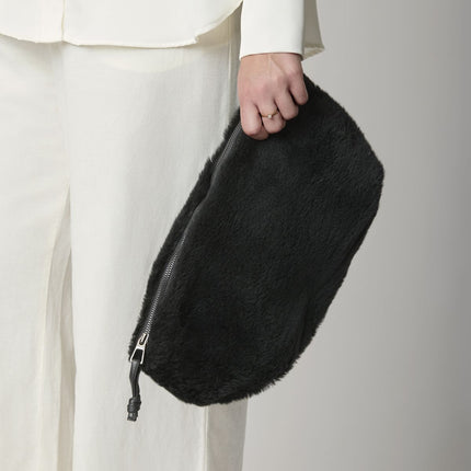 Maxi Havana Clutch Leather Brown